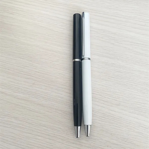 Simple Twist Type Metal Ballpoint Pen with Clip - Simple Twist Type Metal Ballpoint Pen with Clip - Image 3 of 3