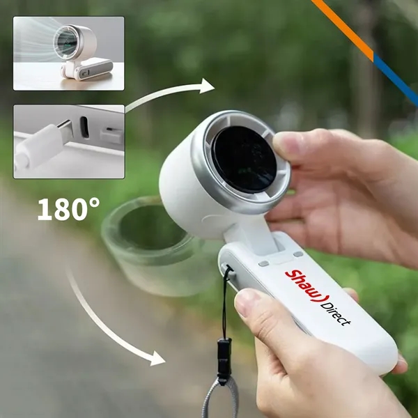 Joslyn Foldable Turbo Handheld Fan - Joslyn Foldable Turbo Handheld Fan - Image 1 of 5