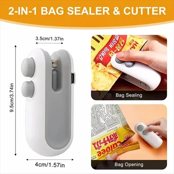 2 in 1 Heat Sealer with Cutter - 2 in 1 Heat Sealer with Cutter - Image 1 of 3