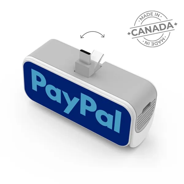 PowerSnap: Compact charger with flip-up connector