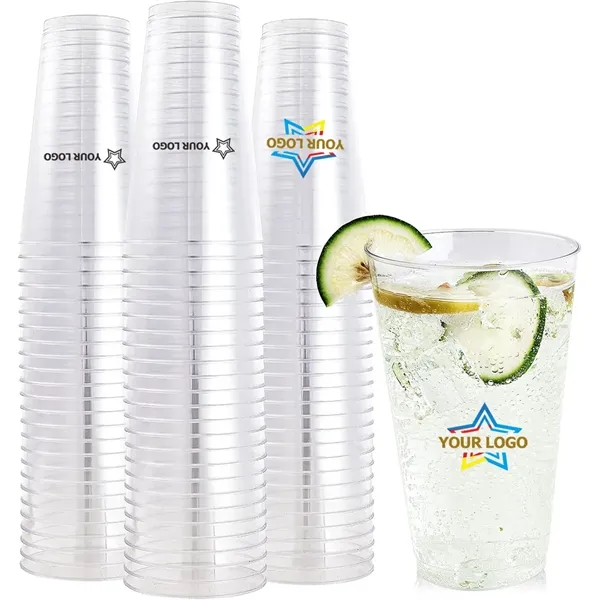 Disposable Clear Hard Plastic  Party Cups - Disposable Clear Hard Plastic  Party Cups - Image 0 of 3