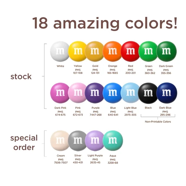 2oz ECO-Digibag, Full Color, Color Choice M&M'S Trail Mix - 2oz ECO-Digibag, Full Color, Color Choice M&M'S Trail Mix - Image 1 of 1