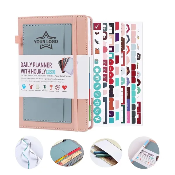 A5 Undated Weekly Monthly Goal Planner - A5 Undated Weekly Monthly Goal Planner - Image 0 of 8