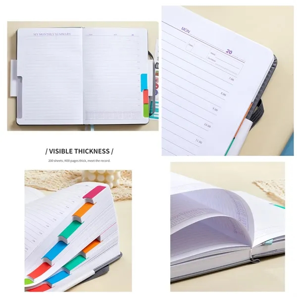 A5 Undated Weekly Monthly Goal Planner - A5 Undated Weekly Monthly Goal Planner - Image 2 of 8
