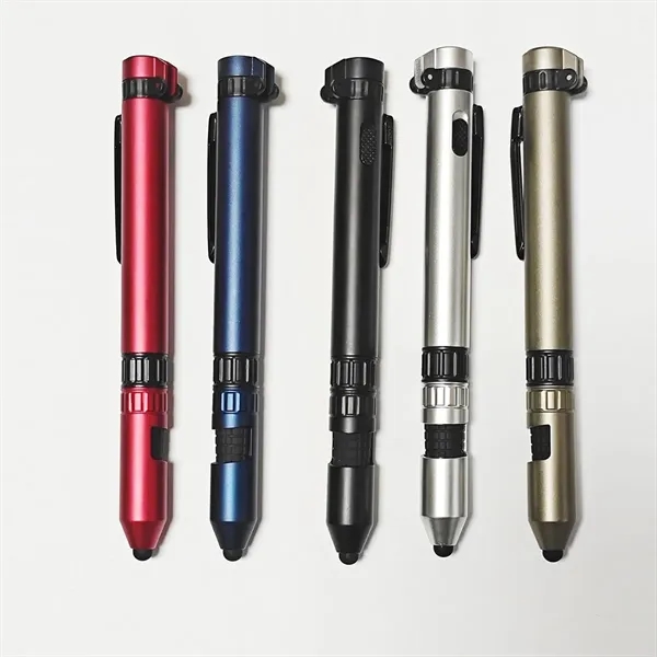Creative Compass Outdoor Multifunctional Tool Ballpoint Pen - Creative Compass Outdoor Multifunctional Tool Ballpoint Pen - Image 2 of 2