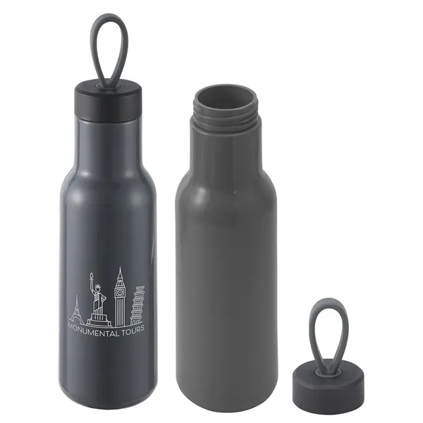 Cameo 23 oz PLA Sports Bottle with Silicone Loop Handle - Cameo 23 oz PLA Sports Bottle with Silicone Loop Handle - Image 2 of 5
