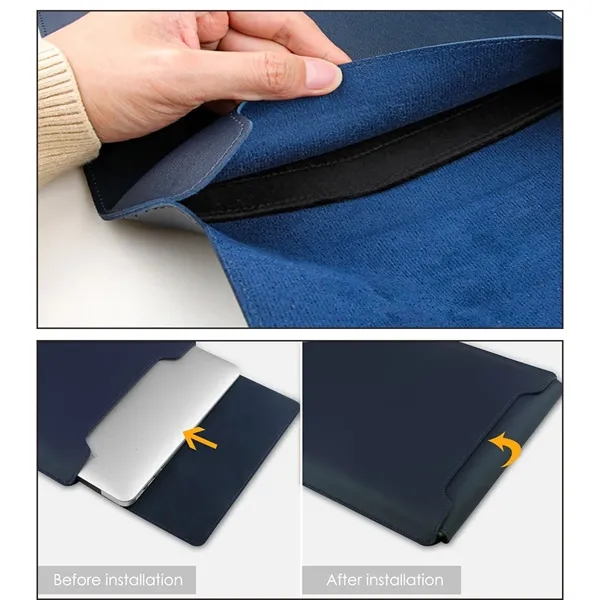 Waterproof Laptop Sleeve Padded Case - Waterproof Laptop Sleeve Padded Case - Image 3 of 6