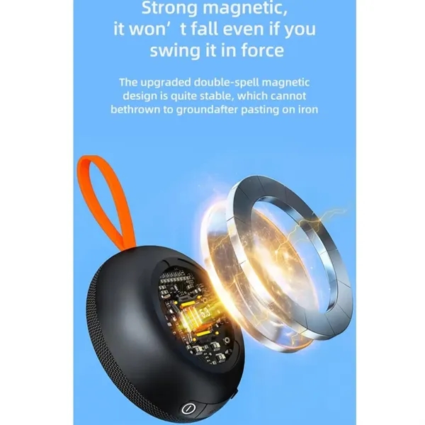 Portable Magnetic Bluetooth Speaker - Portable Magnetic Bluetooth Speaker - Image 3 of 6