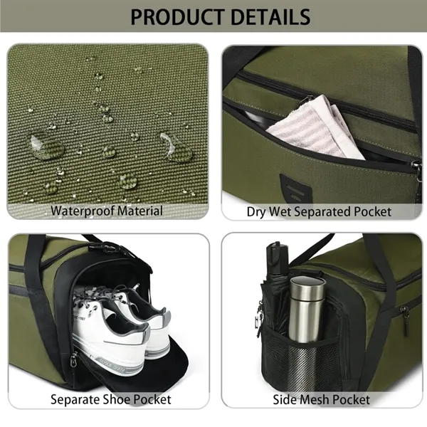 Gym Duffle Bag For Men & Women - Gym Duffle Bag For Men & Women - Image 3 of 3