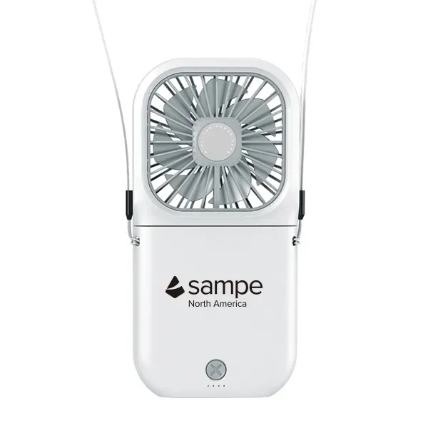 Folding Neck Fan with Power Bank 3000mAh - Folding Neck Fan with Power Bank 3000mAh - Image 2 of 19