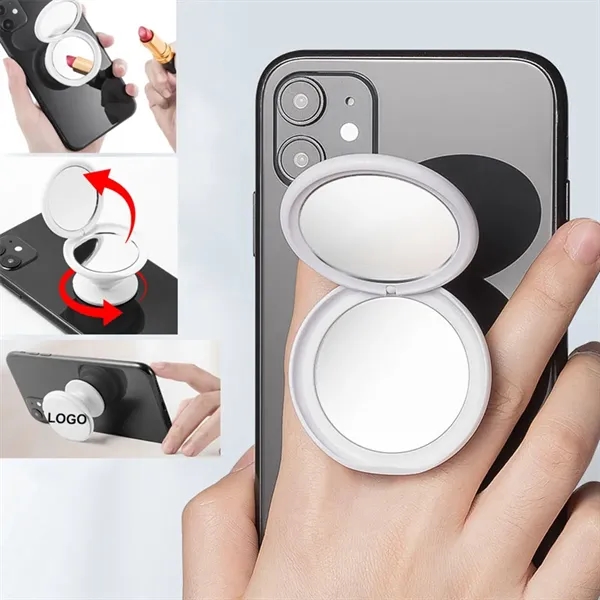 Detachable Grip Mirror Stand for Phones and Tablets - Detachable Grip Mirror Stand for Phones and Tablets - Image 0 of 6