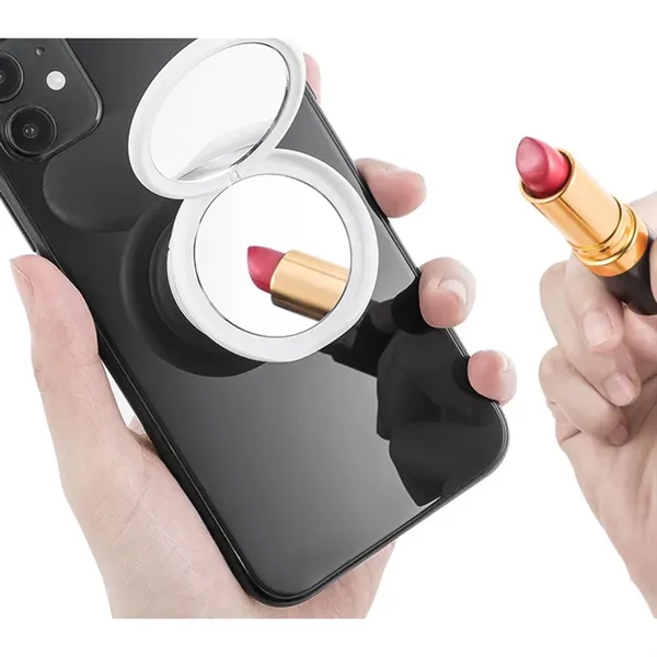 Detachable Grip Mirror Stand for Phones and Tablets - Detachable Grip Mirror Stand for Phones and Tablets - Image 1 of 6