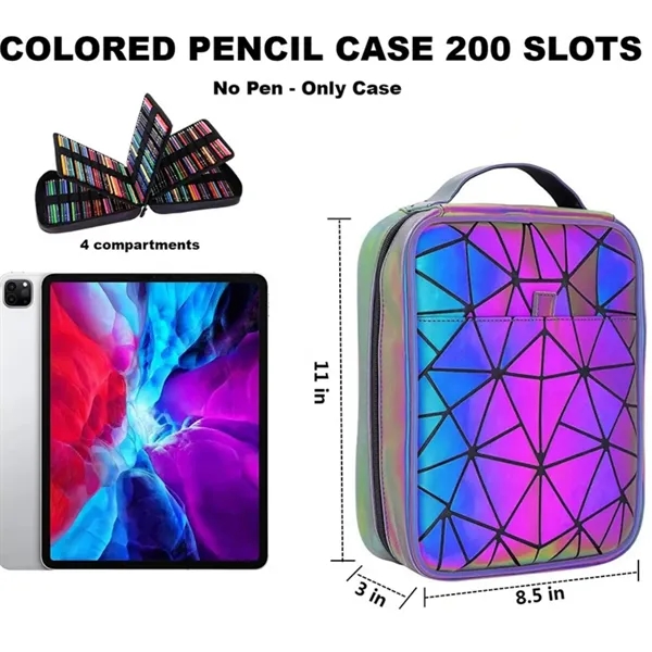 Purple Large Capacity Pencil Case - Purple Large Capacity Pencil Case - Image 2 of 5