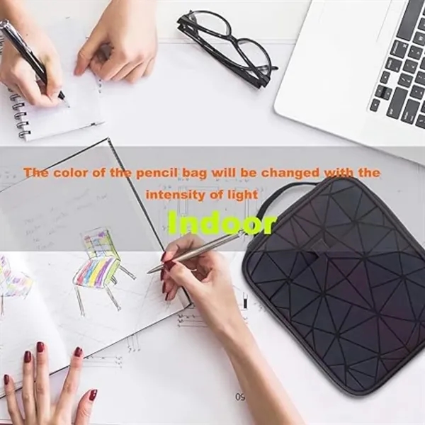 Purple Large Capacity Pencil Case - Purple Large Capacity Pencil Case - Image 5 of 5