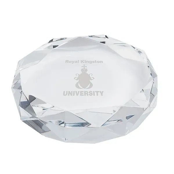 Rimini Gem Cut Crystal Paperweight - Rimini Gem Cut Crystal Paperweight - Image 1 of 1