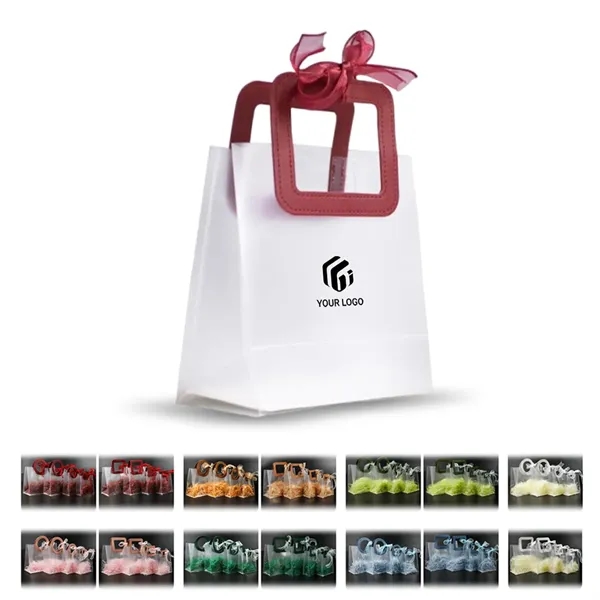 Reusable wedding baby shower party wrap clear gift bag - Reusable wedding baby shower party wrap clear gift bag - Image 0 of 4
