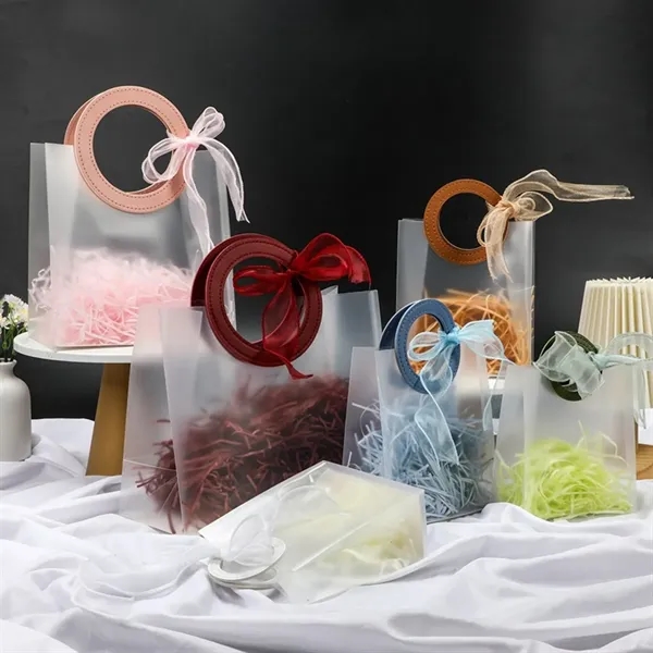 Reusable wedding baby shower party wrap clear gift bag - Reusable wedding baby shower party wrap clear gift bag - Image 3 of 4