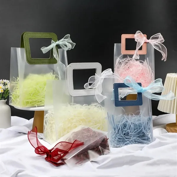 Reusable wedding baby shower party wrap clear gift bag - Reusable wedding baby shower party wrap clear gift bag - Image 4 of 4