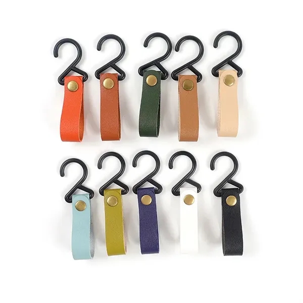 S-Shape Leather Straps with Hooks - S-Shape Leather Straps with Hooks - Image 0 of 3