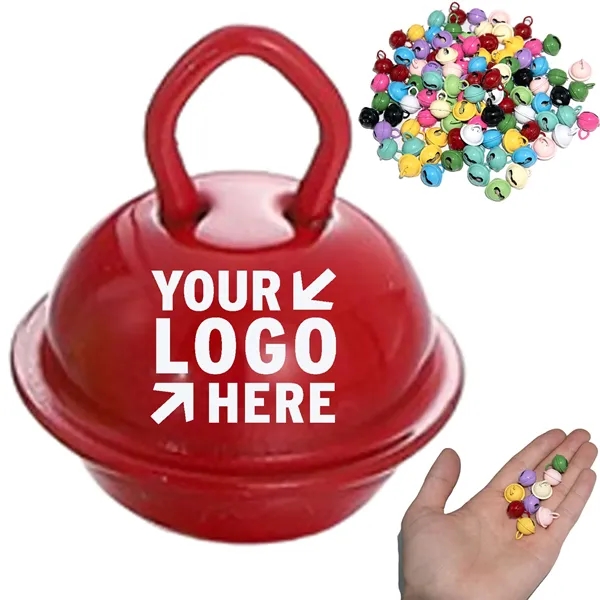 Small Random Color Bell Ornament - Small Random Color Bell Ornament - Image 0 of 1