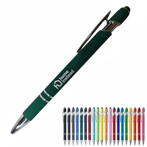 Aluminum Black Ink Stylus Ballpoint Pen MOQ 100PCS - Aluminum Black Ink Stylus Ballpoint Pen MOQ 100PCS - Image 0 of 2