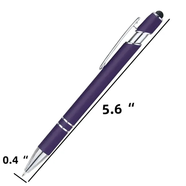 Aluminum Black Ink Stylus Ballpoint Pen MOQ 100PCS - Aluminum Black Ink Stylus Ballpoint Pen MOQ 100PCS - Image 2 of 2