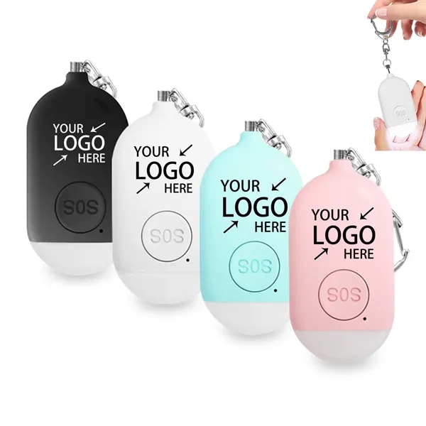 Portable Rechargeable Emergency Safety Alarm Keychain - Portable Rechargeable Emergency Safety Alarm Keychain - Image 0 of 7