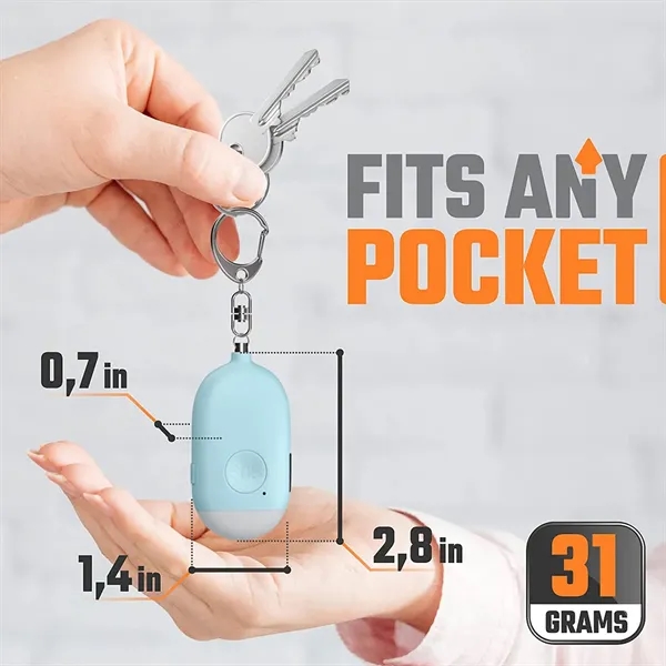 Portable Rechargeable Emergency Safety Alarm Keychain - Portable Rechargeable Emergency Safety Alarm Keychain - Image 2 of 7