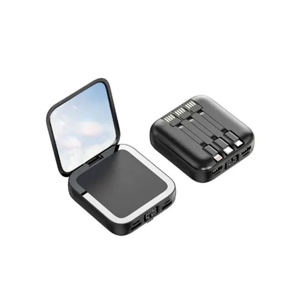 Small Portable 5000mAh Mirror Power Bank - Small Portable 5000mAh Mirror Power Bank - Image 3 of 4