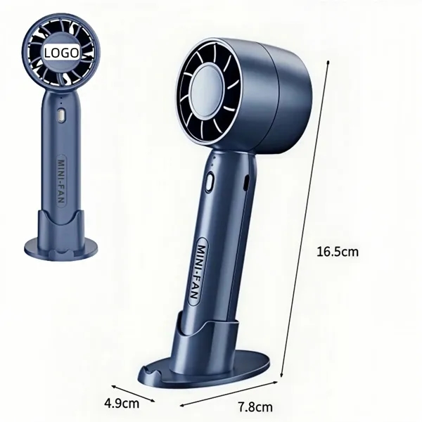 Bladeless Handheld Turbo Fan With Stand - Bladeless Handheld Turbo Fan With Stand - Image 1 of 5