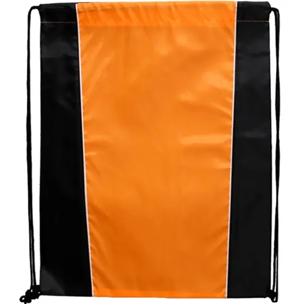 Two Tone Sided Drawstring Tote Bags - Two Tone Sided Drawstring Tote Bags - Image 4 of 6