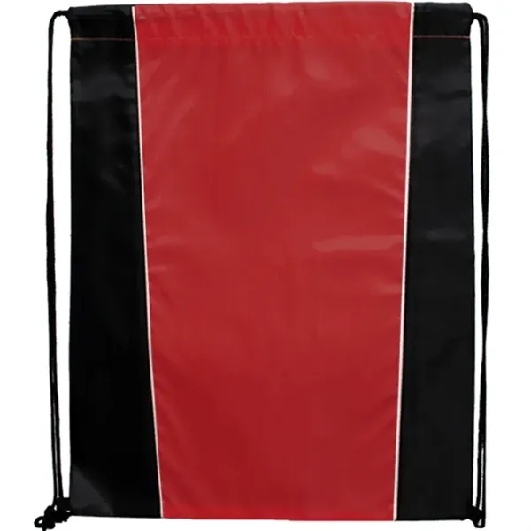 Two Tone Sided Drawstring Tote Bags - Two Tone Sided Drawstring Tote Bags - Image 6 of 6