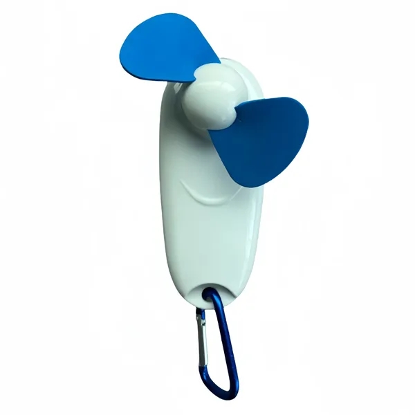 Handheld Clip-On Fan with Carabiner - Handheld Clip-On Fan with Carabiner - Image 3 of 6