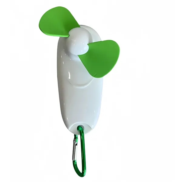 Handheld Clip-On Fan with Carabiner - Handheld Clip-On Fan with Carabiner - Image 5 of 6