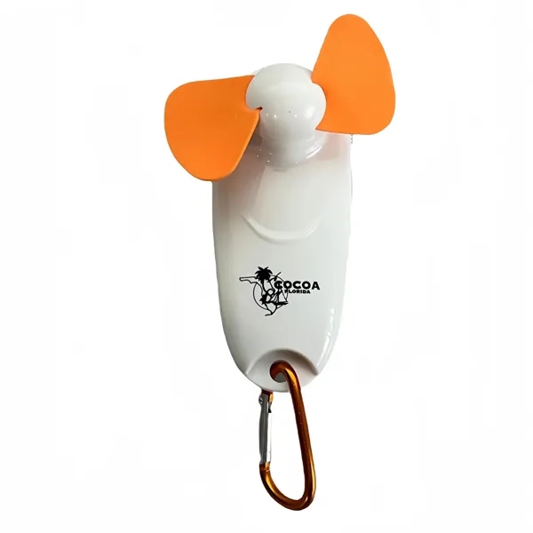 Handheld Clip-On Fan with Carabiner - Handheld Clip-On Fan with Carabiner - Image 6 of 6