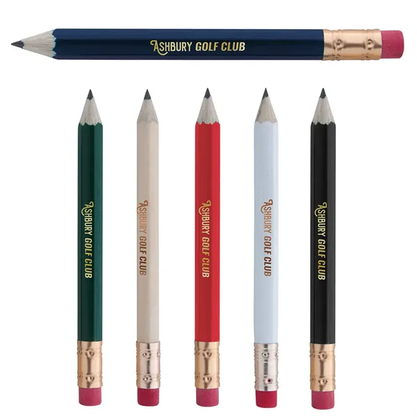 Hex Golf Pencil with Eraser - Hex Golf Pencil with Eraser - Image 0 of 6