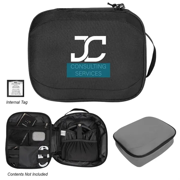 RPET Tech Travel Pouch - RPET Tech Travel Pouch - Image 1 of 4