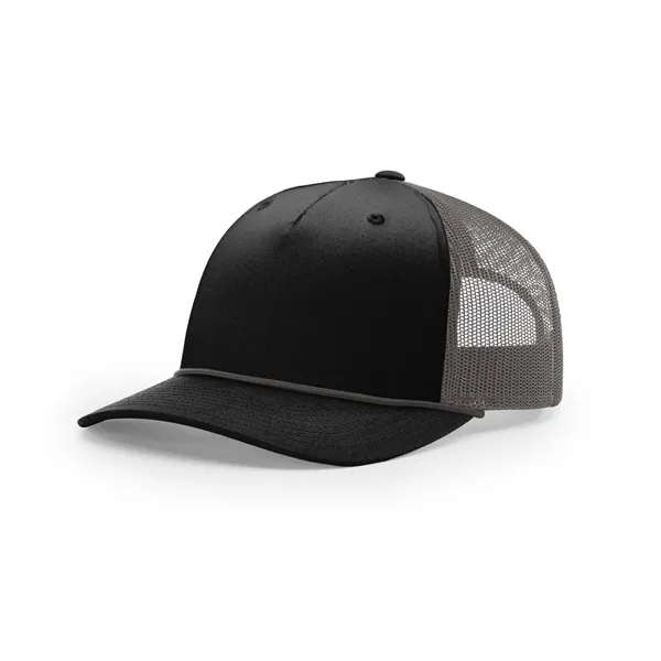 Five Panel Trucker with Rope - Five Panel Trucker with Rope - Image 2 of 24