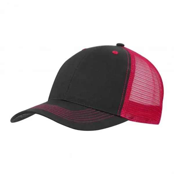 Color Accent Mesh Snapback Cap - Color Accent Mesh Snapback Cap - Image 13 of 19