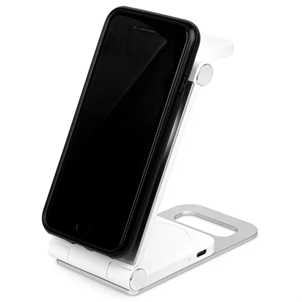 3 in 1 Foldable Travel Wireless Charger - 3 in 1 Foldable Travel Wireless Charger - Image 4 of 6
