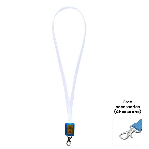 LED Light Up Neon Lanyard - LED Light Up Neon Lanyard - Image 4 of 12