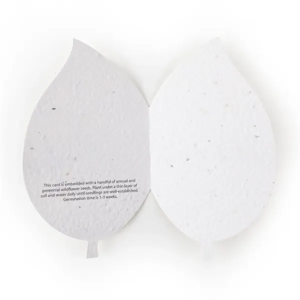 Seed Paper Leaf Perforated Card - Seed Paper Leaf Perforated Card - Image 2 of 2