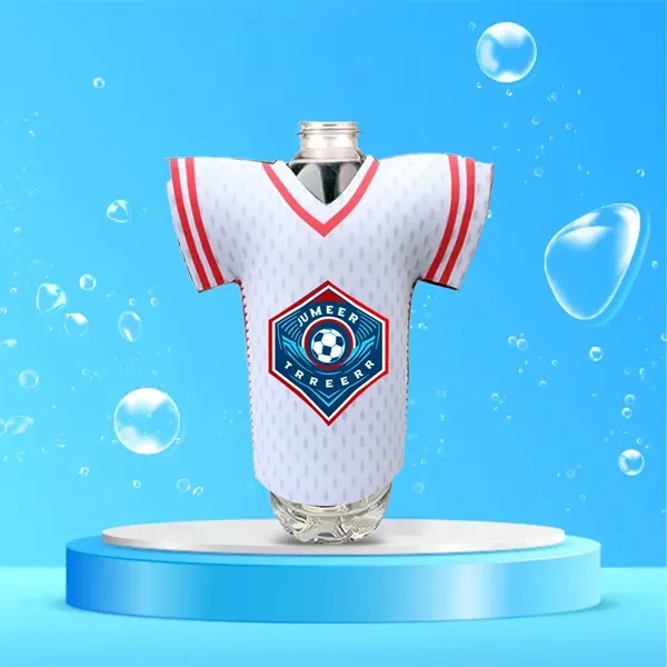 Full Color Jersey Sleeve Bottle Cooler - Full Color Jersey Sleeve Bottle Cooler - Image 0 of 3