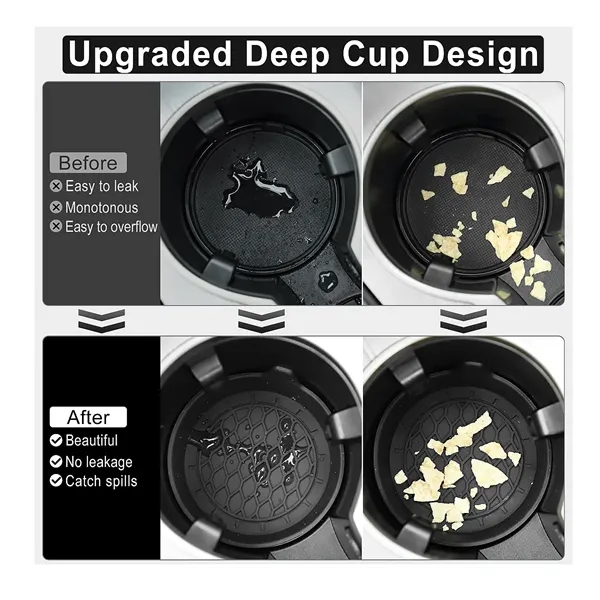 Silicone Non Slip Car Cup Holder Coaster - Silicone Non Slip Car Cup Holder Coaster - Image 3 of 5