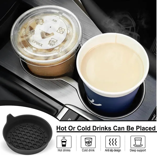 Silicone Non Slip Car Cup Holder Coaster - Silicone Non Slip Car Cup Holder Coaster - Image 5 of 5