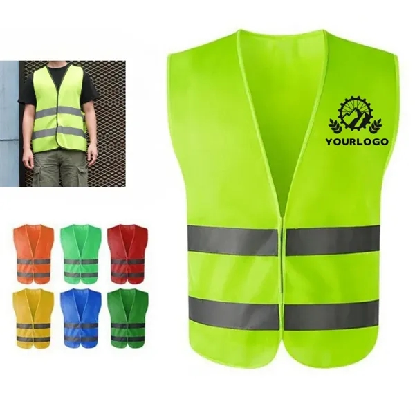 High Visibility Reflective Safety Vest One Size Fits Most - High Visibility Reflective Safety Vest One Size Fits Most - Image 0 of 2