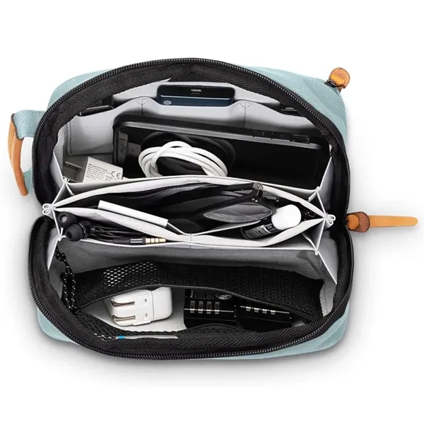 Small Electronics Organizer Pouch for Travel - Small Electronics Organizer Pouch for Travel - Image 3 of 4
