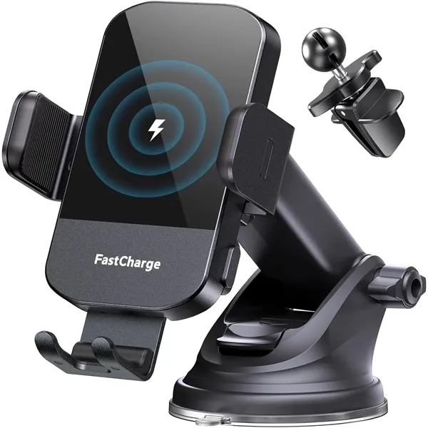 Wireless Car Charger Phone Mount Holder - Wireless Car Charger Phone Mount Holder - Image 0 of 4