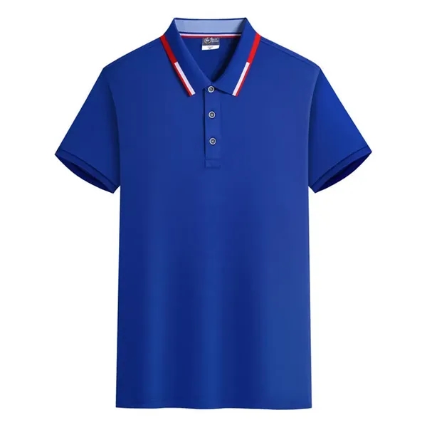 Custom Lapel Polo Shirts - Custom Lapel Polo Shirts - Image 1 of 5