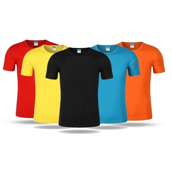 Quick-Dry Round Neck Printed T-Shirts - Quick-Dry Round Neck Printed T-Shirts - Image 0 of 4